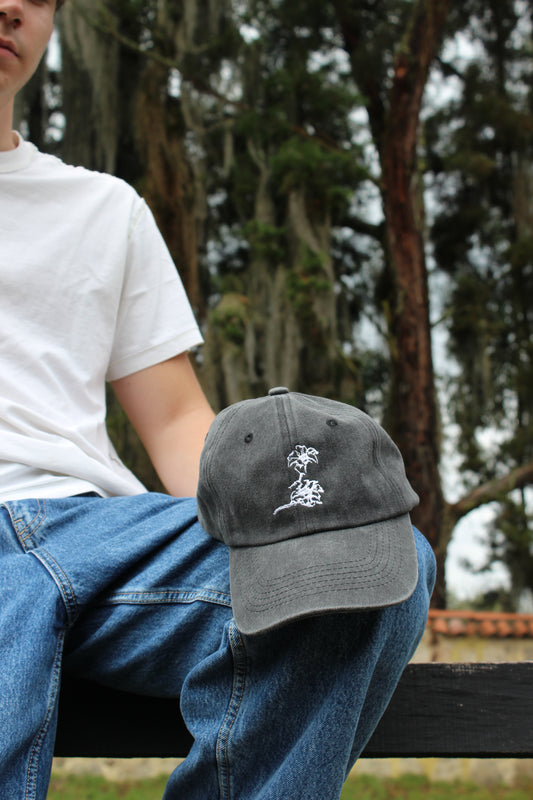 Gorra After Hours Negro Noche con Bordado Blanco