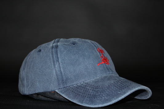 Gorra After Hours Azul Marino con Bordado Rojo
